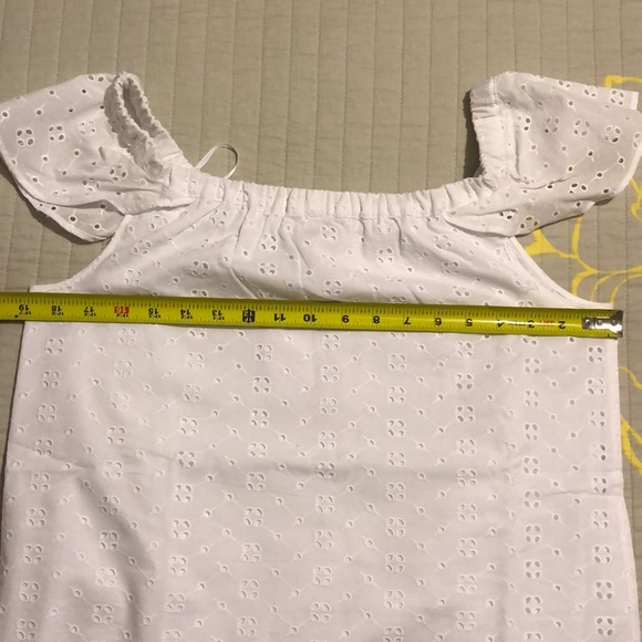 J.Crew Eyelet off-the-shoulder dress👗 - Picture 5 of 7